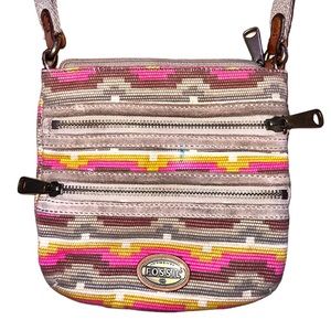 𝐅𝐎𝐒𝐒𝐈𝐋 | CROSSBODY CANVAS MESSENGER SHOULDER BAG
